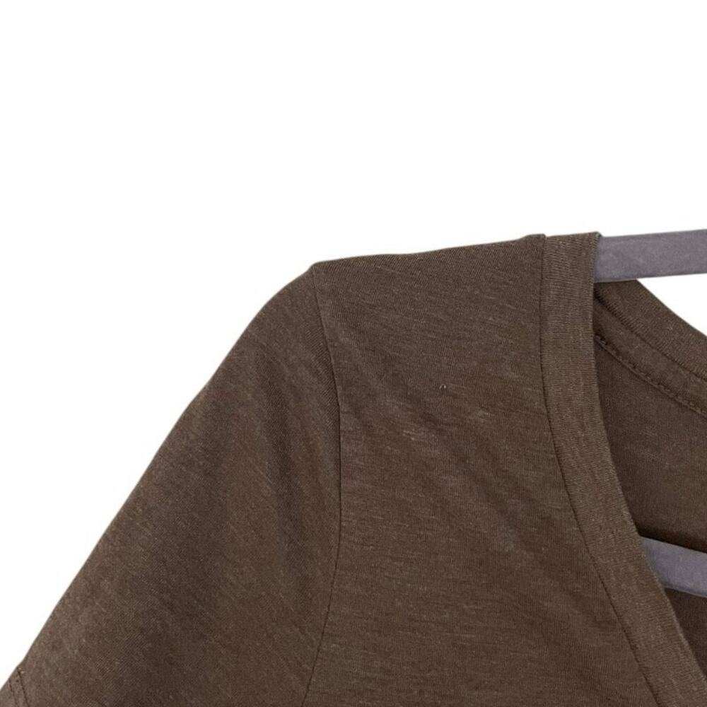Mossimo Supply Co Brown V-Neck Short Sleeve Top - Picture 5 of 8